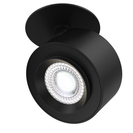 Встраиваемый светодиодный светильник с регулировкой направления света Maytoni Treo C063CL-L12B4K, LED 13W 4000K 1300lm CRI80, черный, металл