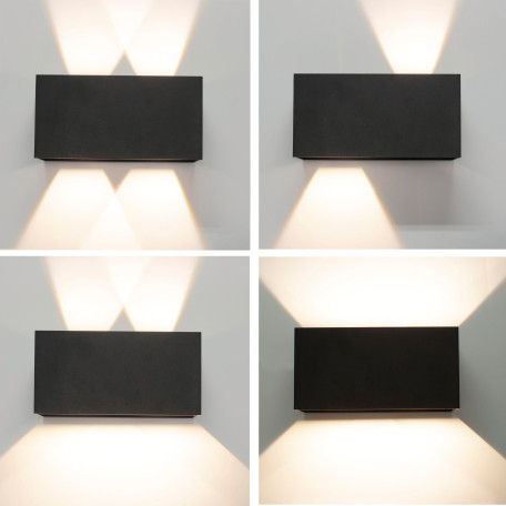 Настенный светодиодный светильник Mantra Davos 7816, IP54, LED 10W 3000K 2200lm - миниатюра 4