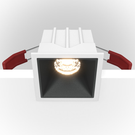 Встраиваемый светодиодный светильник Maytoni Alfa LED DL043-01-10W3K-D-SQ-WB, LED 10W 3000K 450lm CRI90 - миниатюра 1