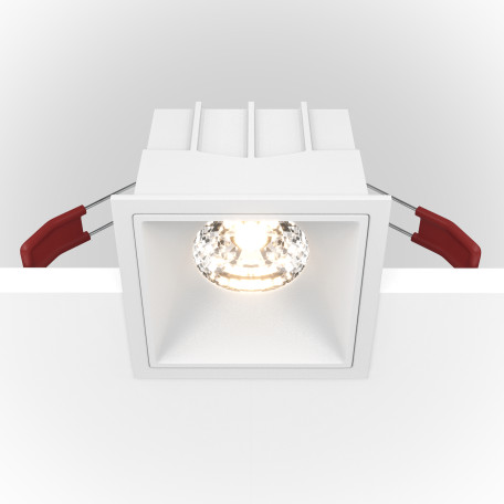 Встраиваемый светодиодный светильник Maytoni Alfa LED DL043-01-15W3K-D-SQ-W, LED 15W 3000K 1150lm CRI90 - миниатюра 2