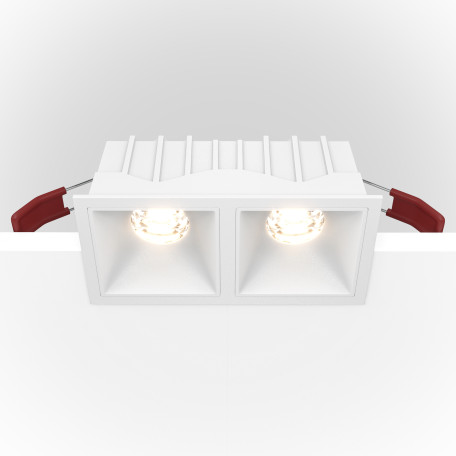 Встраиваемый светодиодный светильник Maytoni Alfa LED DL043-02-10W3K-D-SQ-W, LED 20W 3000K 1000lm CRI90 - миниатюра 2