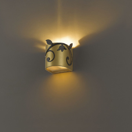 Настенный светильник Favourite Florina 1465-1W SALE, 1xG9x40W, матовое золото, металл