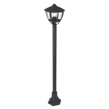 Уличный фонарь Globo Nollo 31998, IP44, 1xE27x40W, черный, металл, пластик
