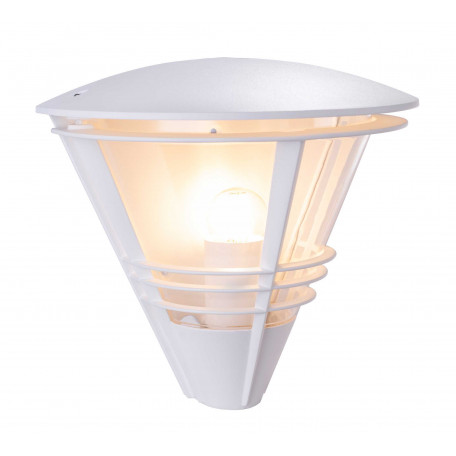 Настенный фонарь Globo Salla 32093W, IP44, 1xE27x60W, белый, прозрачный, металл, пластик - миниатюра 1