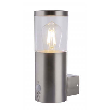 Настенный светильник Globo Lalli 34019S, IP44, 1xE27x60W, никель, прозрачный, металл, пластик - миниатюра 3