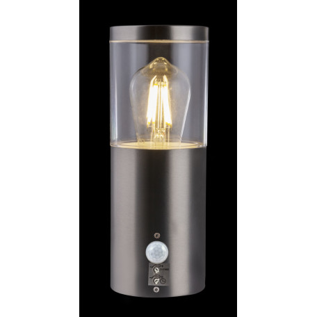 Настенный светильник Globo Lalli 34019S, IP44, 1xE27x60W, никель, прозрачный, металл, пластик - миниатюра 6