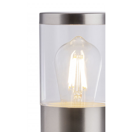 Настенный светильник Globo Lalli 34019S, IP44, 1xE27x60W, никель, прозрачный, металл, пластик - миниатюра 8