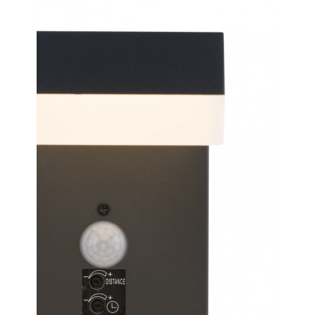 Настенный светодиодный светильник Globo Oskari 34186WS, IP44, LED 9,5W, темно-серый, белый, металл, пластик - миниатюра 4