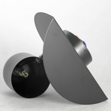 Светильник с полкой Lussole LGO COZY LSP-8232V, IP21, 1xG9x40W, черный, металл - миниатюра 3