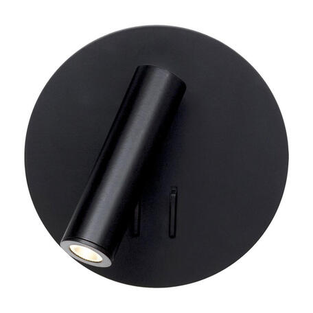 Настенный светодиодный светильник с регулировкой направления света Loft It Floadow LOFT2018-BL, LED 6W 3000K 520lm, черный, металл