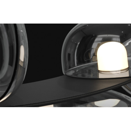 Подвесной светодиодный светильник Crystal Lux BOSQUE SP7 L3000 BLACK/TRANSPARENT 0270/207, LED 5W 3000K 2800lm - миниатюра 7
