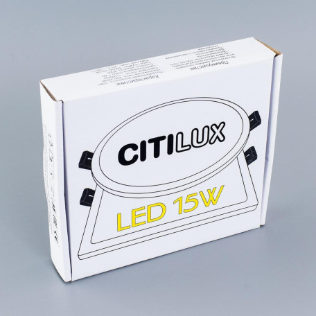 Светодиодная панель Citilux Омега CLD50K150, LED 15W 3000K 1200lm - миниатюра 5