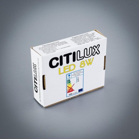 Светодиодная панель Citilux Омега CLD50R081, LED 8W 3000K 640lm - фото 6