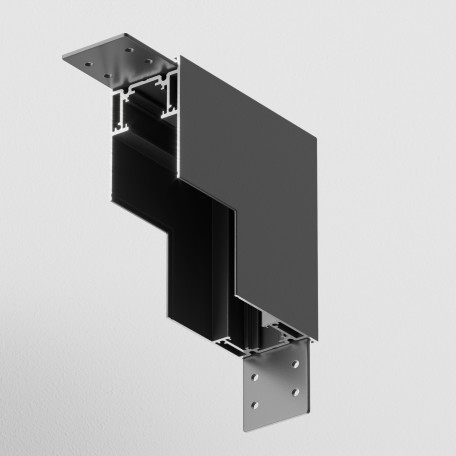 L-образный внутренний соединитель для треков (потолок-стена, стена-стена внутри) Maytoni Accessories for tracks Gravity TRX010ICL-21B - миниатюра 5