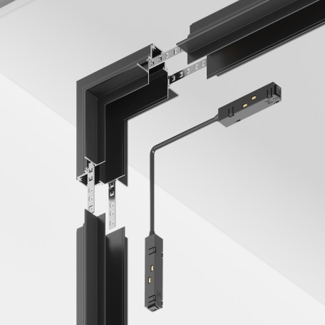 L-образный внутренний соединитель для треков (потолок-стена, стена-стена внутри) Maytoni Accessories for tracks Gravity TRX010ICL-22B - миниатюра 5
