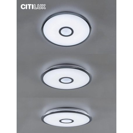 Потолочный светодиодный светильник с пультом ДУ Citilux Старлайт Смарт CL703A40G, LED 45W 3000-5500K + RGB 3600lm - миниатюра 8