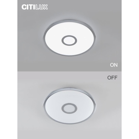 Потолочный светодиодный светильник с пультом ДУ Citilux Старлайт Смарт CL703A40G, LED 45W 3000-5500K + RGB 3600lm - миниатюра 9