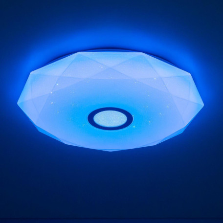 Потолочный светодиодный светильник с пультом ДУ Citilux Диамант Смарт CL713A60G, LED 65W 3000-5500K + RGB 5600lm - миниатюра 11