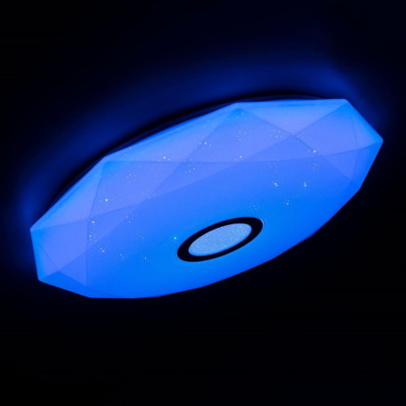 Потолочный светодиодный светильник с пультом ДУ Citilux Диамант Смарт CL713A60G, LED 65W 3000-5500K + RGB 5600lm - миниатюра 14