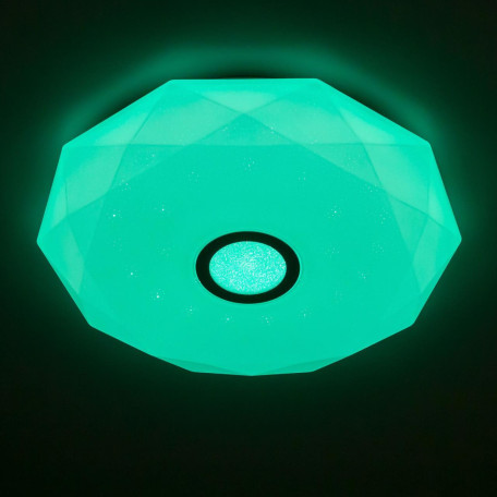 Потолочный светодиодный светильник с пультом ДУ Citilux Диамант Смарт CL713A60G, LED 65W 3000-5500K + RGB 5600lm - миниатюра 9