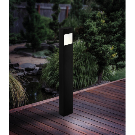 Садово-парковый светодиодный светильник Eglo Manfria 98097, IP44, LED 10W 3000K 830lm, серый, металл - миниатюра 2