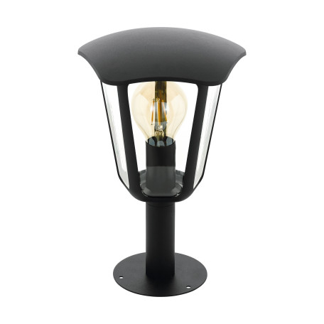 Садово-парковый светильник Eglo Monreale 98122, IP44, 1xE27x60W, черный, прозрачный, металл, металл с пластиком