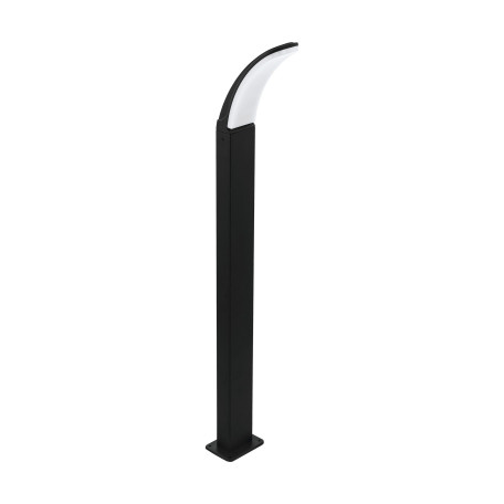 Садово-парковый светодиодный светильник Eglo Fiumicino 98152, IP44, LED 11W 3000K 1300lm, черный, черно-белый, металл, металл с пластиком