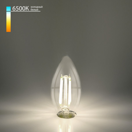 Светодиодная лампа Elektrostandard свеча F BLE1440 a056251 E14 9W, 6500K (холодный) CRI>80 - миниатюра 1
