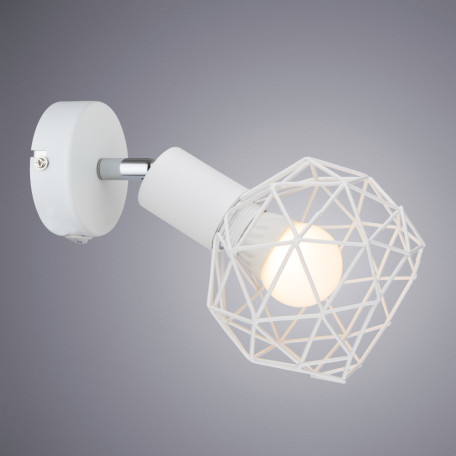 Настенный светильник с регулировкой направления света Arte Lamp Sospiro A6141AP-1WH, 1xE14x40W - миниатюра 2
