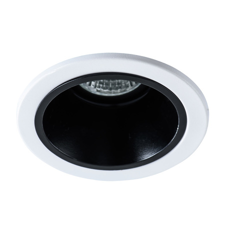 Встраиваемый светильник Arte Lamp Instyle Taurus A6663PL-1BK, 1xGU10x50W, белый, черно-белый, металл - фото 1