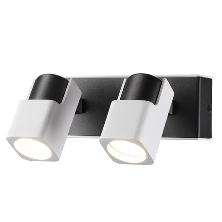 Потолочный светильник с регулировкой направления света Odeon Light Daravis 3491/2W, 2xGU10x50W, белый, черный, металл - фото 1