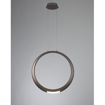 Подвесной светильник Mantra Ring 6171, бронза, металл, пластик - миниатюра 2