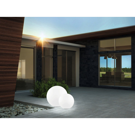Садовый светильник Eglo Monterolo 98102, IP65, 1xE27x40W, белый, пластик - миниатюра 2