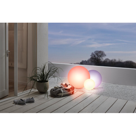 Садовый светильник Eglo Monterolo 98102, IP65, 1xE27x40W, белый, пластик - миниатюра 3