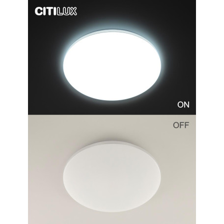 Потолочный светодиодный светильник с пультом ДУ Citilux Симпла CL714330G, LED 33W 3000-5500K + RGB 2700lm - миниатюра 13
