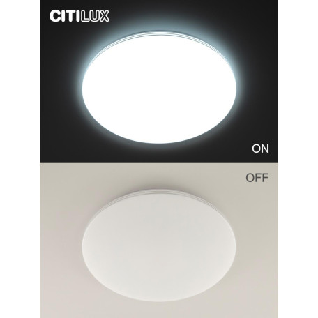 Потолочный светодиодный светильник с пультом ДУ Citilux Симпла CL714480G, LED 48W 3000-5500K + RGB 4100lm - миниатюра 13