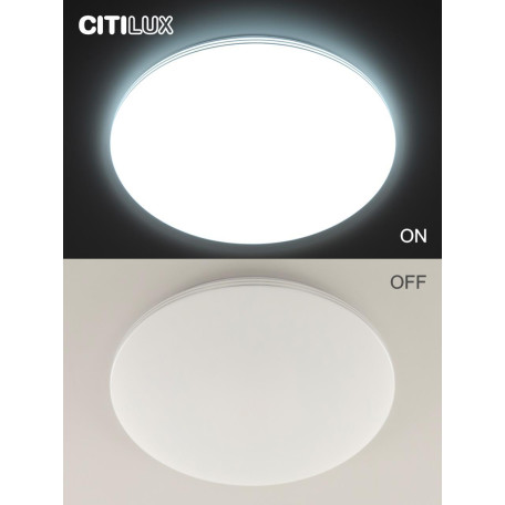 Потолочный светодиодный светильник с пультом ДУ Citilux Симпла CL714680G, LED 68W 3000-5500K + RGB 5800lm - миниатюра 13
