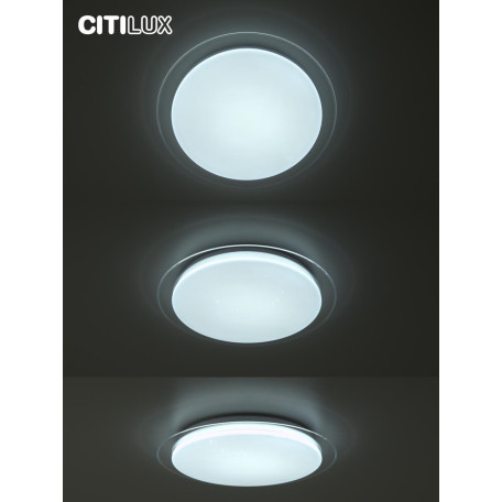 Потолочный светодиодный светильник с пультом ДУ Citilux Спутник CL734480G, LED 48W 3000-5500K + RGB 4100lm - миниатюра 7