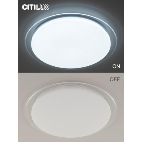 Потолочный светодиодный светильник с пультом ДУ Citilux Спутник CL734680G, LED 68W 3000-5500K + RGB 5800lm - миниатюра 13