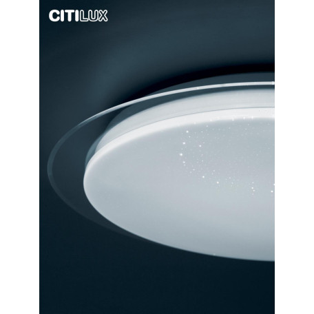 Потолочный светодиодный светильник с пультом ДУ Citilux Спутник CL734680G, LED 68W 3000-5500K + RGB 5800lm - миниатюра 14