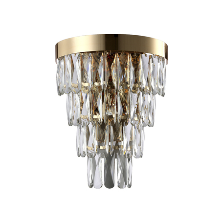 Бра Crystal Lux ABIGAIL AP3 GOLD/TRANSPARENT 0011/403, 3xE14x60W