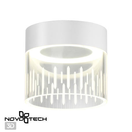 Потолочный светодиодный светильник Novotech Aura 359001, LED 10W 4000K 800lm