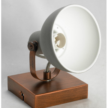 Настенный светильник с регулировкой направления света Lussole Loft Durango LSP-9828, IP21, 1xE14x40W - фото 2