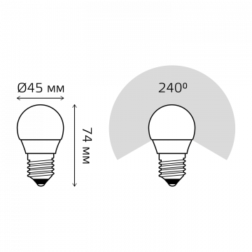 Схема с размерами Gauss 53230