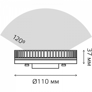 Схема с размерами Gauss 83824