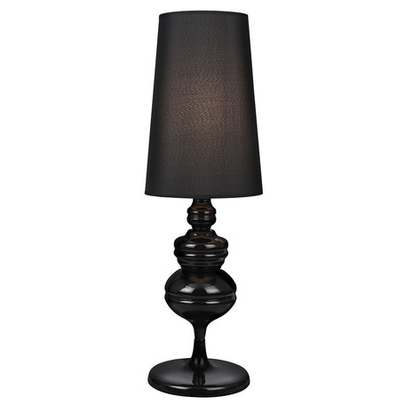 Настольная лампа Azzardo Baroco AZ2162, 1xE27x40W, черный, металл, пластик - миниатюра 1