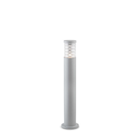 Садово-парковый светильник Ideal Lux TRONCO PT1 BIG GRIGIO 026961, IP44, 1xE27x60W, серый, прозрачный, металл, стекло