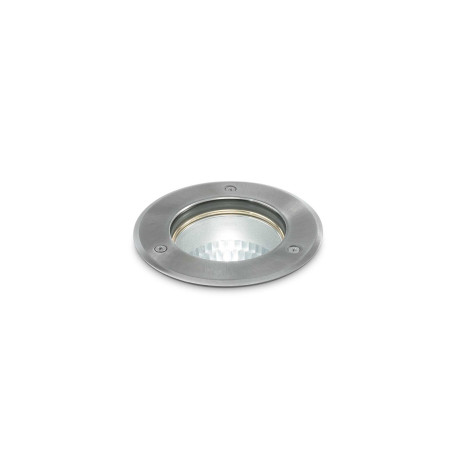 Встраиваемый в уличное покрытие светильник Ideal Lux PARK PT1 ROUND SMALL 032832, IP54, 1xGU10x20W, сталь, металл, стекло