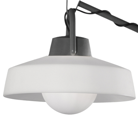 Подвесной светильник Mantra Kinke 6217, IP65, серый, белый, металл, пластик