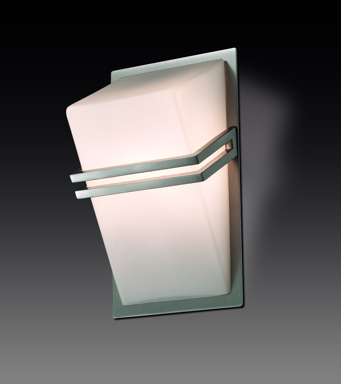 Настенный светильник Odeon Light Walli Tiara 2025/1W, 1xG9x40W, никель, белый, металл, стекло - фото 1